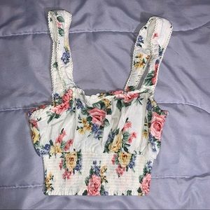 Floral crop top